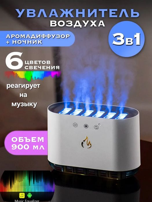 Увлажнитель воздуха эквалайзер для дома аромадиффузор
