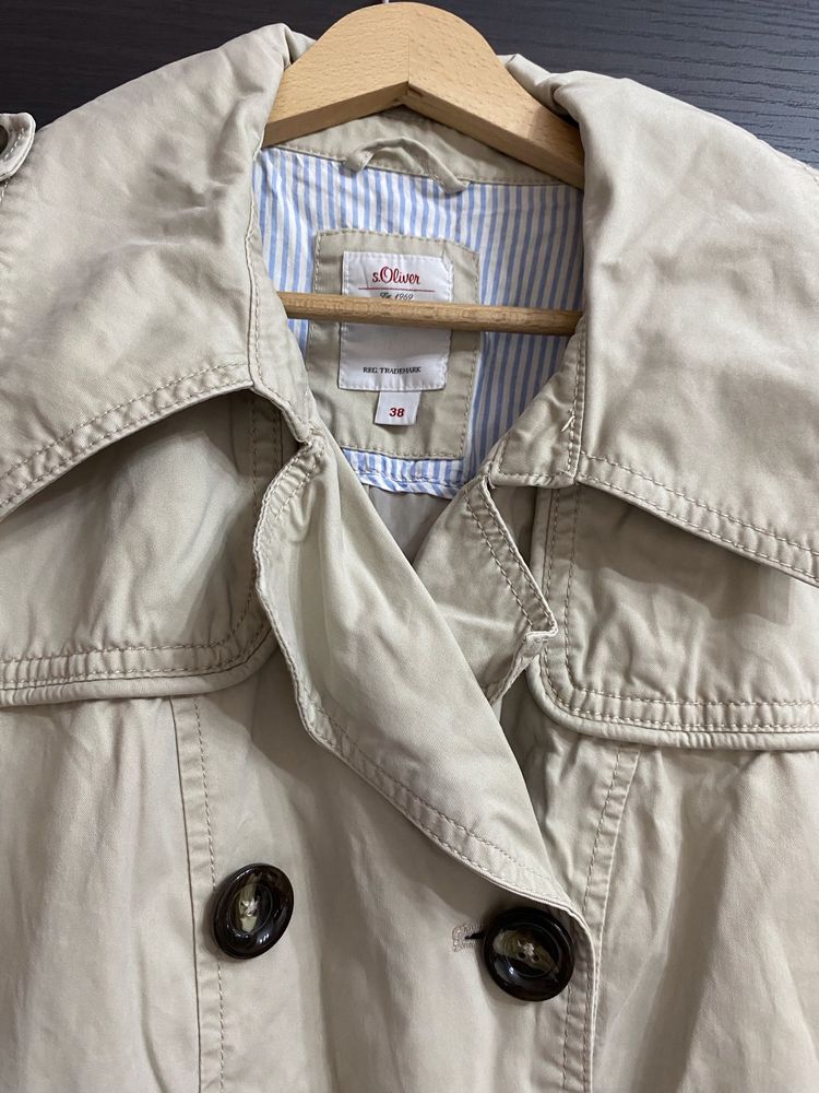 Zara / S.Oliver шлифер/ тренчкот