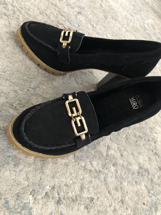 Туфли замшевые р.38