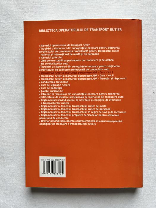 ADR-Marin Lepadatu-Transportul rutier al marfurilor periculoase vol. 1