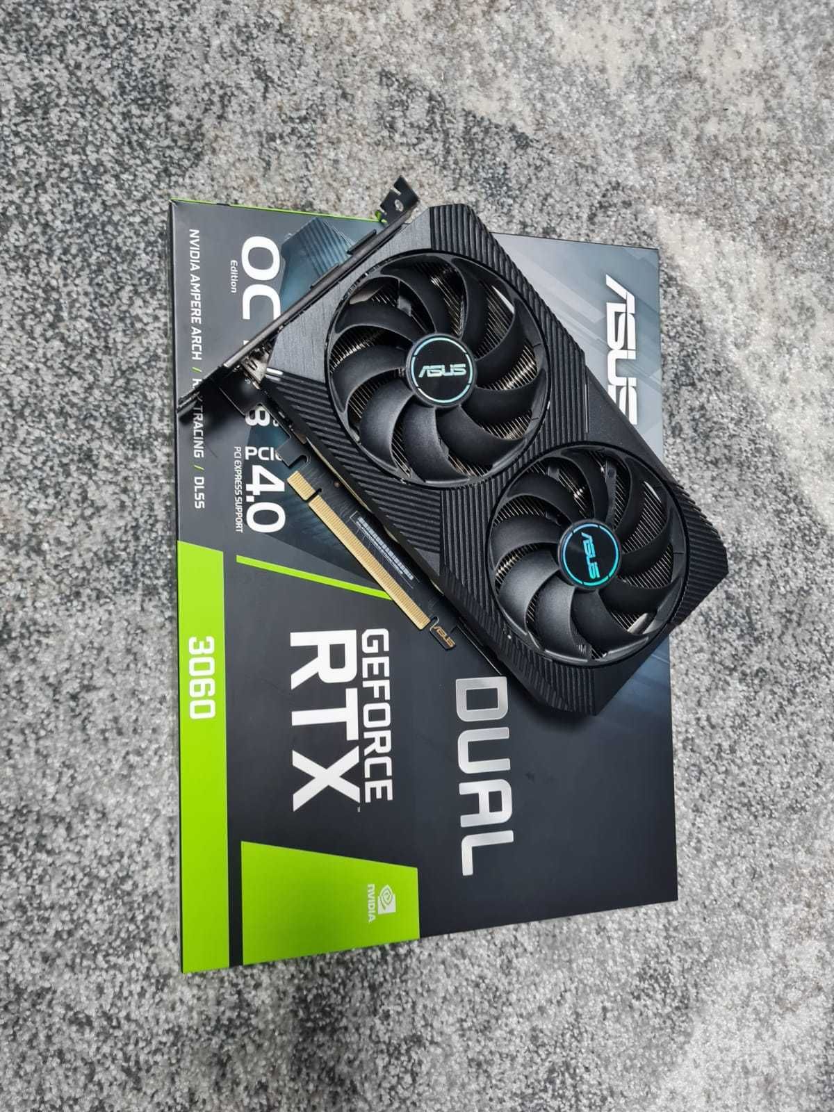 Placa video Asus Geforce RTX 3060 12Gb RAM - GARANTIE