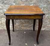 Masuta de cafea Vintage din lemn; Masuta cu blat 58x68 cm
