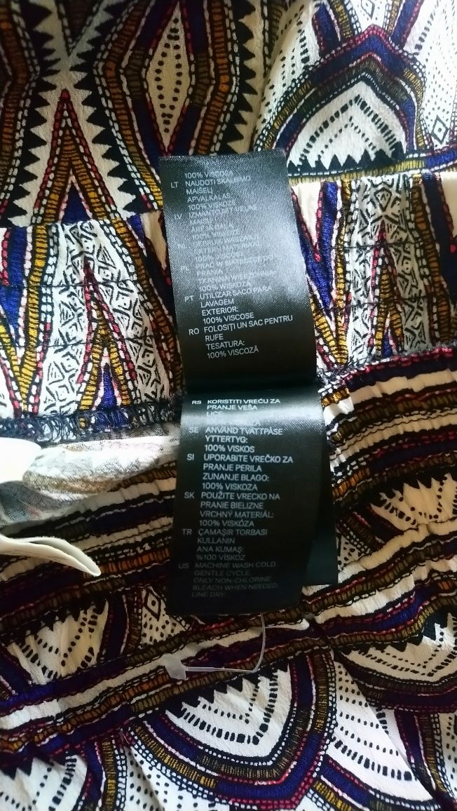 M/L fustă H&M vâscoză Nouă