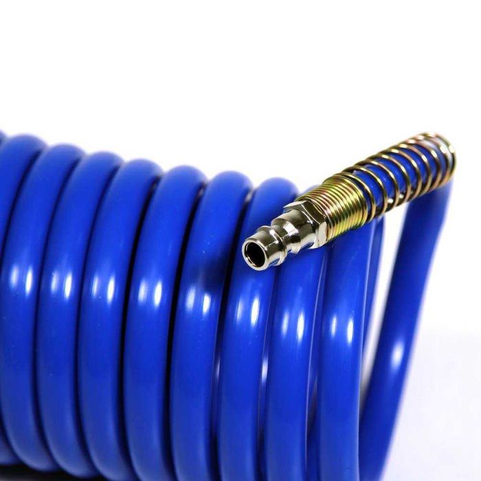 Furtun Spiralat Aer Comprimat 20 Metri 12x8mm Cuple Incluse