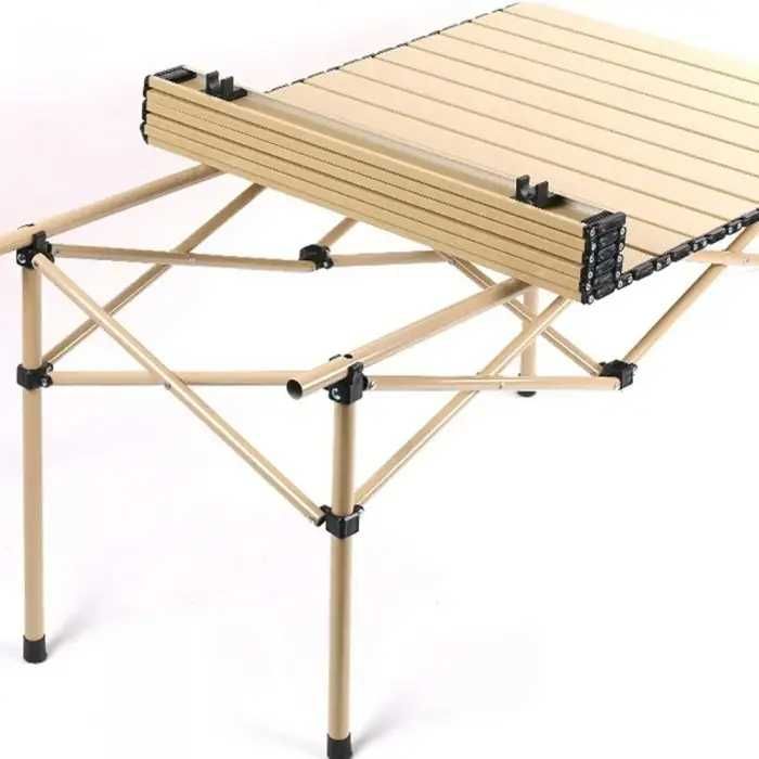 Masa Pliabila Camping Geanta Transport Aluminiu 120 x 55 x 50cm