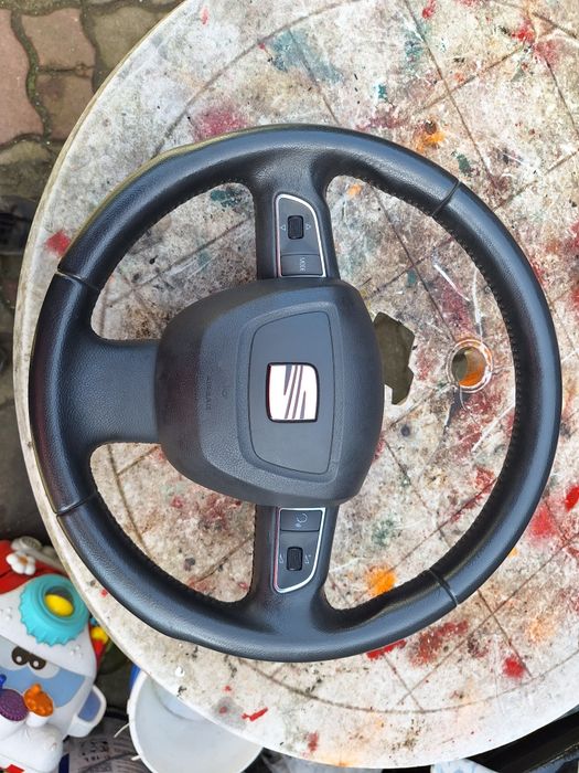 Volan piele Seat Exeo cu airbag padele si comenzii
