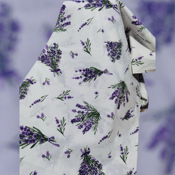 Fete de perna imprimeu lavanda, 50 x 70 cm, 1 set de 2 bucati