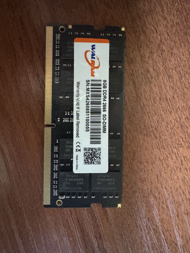2 модуля по 8 гб DDR4 2666 SO-DIMM