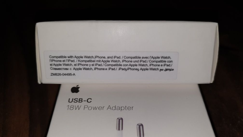 Incarcator fast charge original Apple 18W USB-C iPhone 8 X Xs 11 iPad