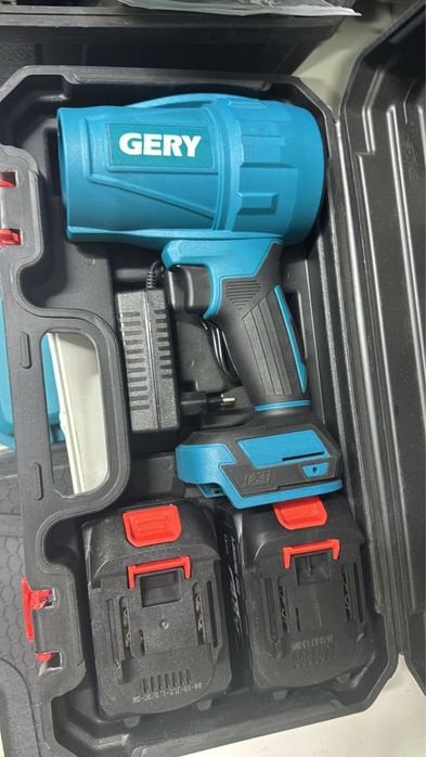 Аккумуляторный ветродуй, воздуходув Gery