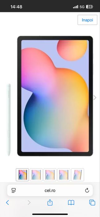 Tableta galaxi tab s6 lite !