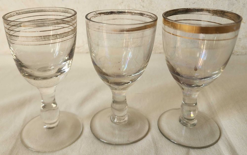 Рюмки и стаканчики стеклянные, советские, цена за все