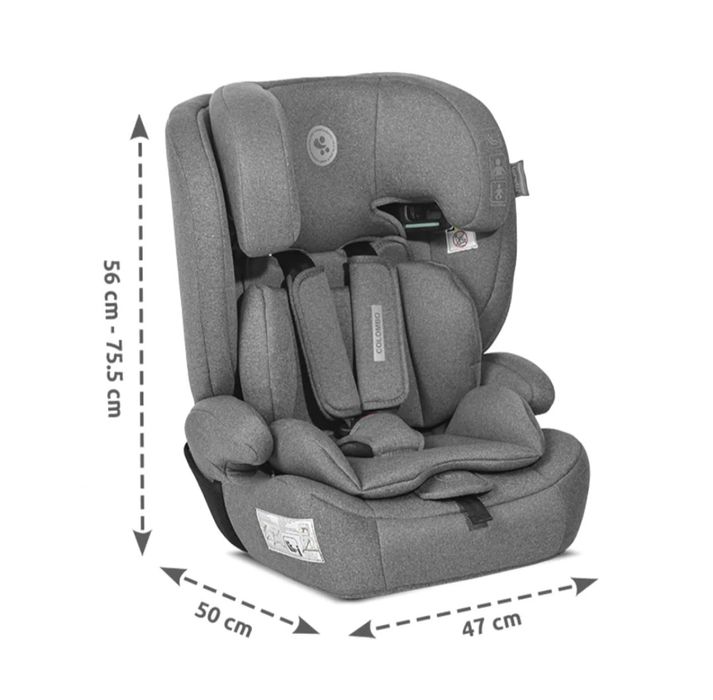 Столче за кола Lorelli - Colombo, i-Size, 76-150 cm, Grey