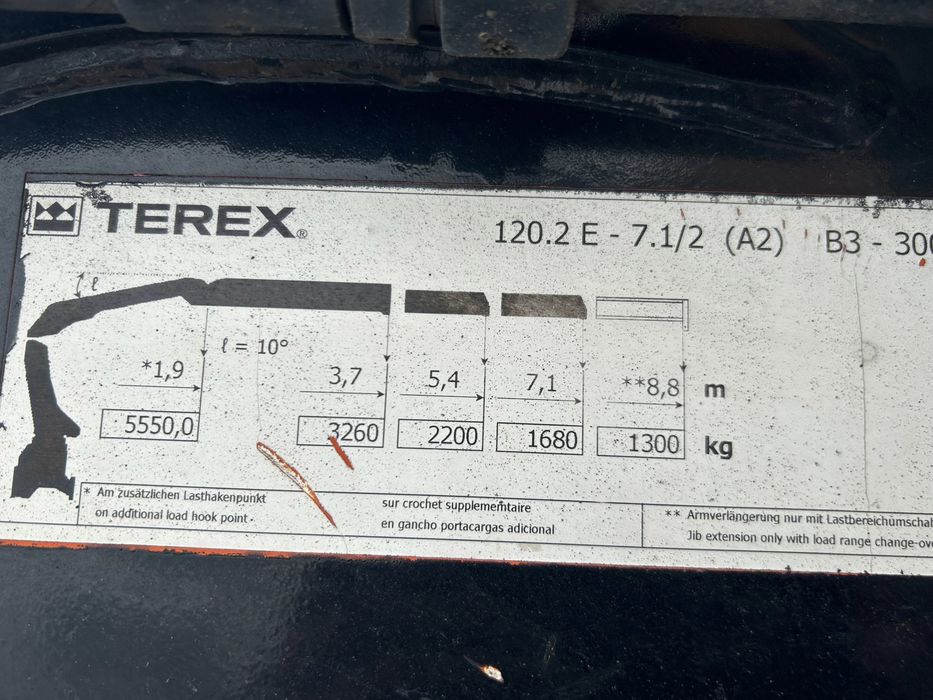 Macara camion Terex 120.2E Atlas