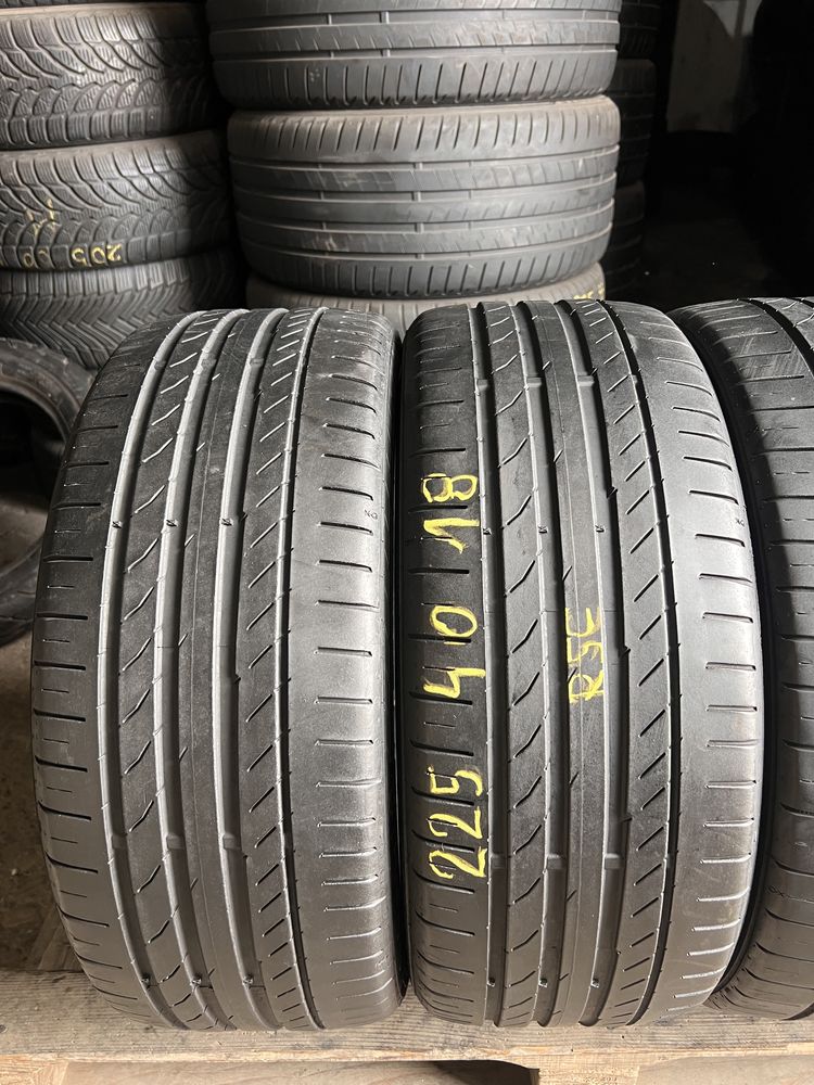 4 anvelope vara 245/35/18 + 225/40/18 , Continental , RunFlat !