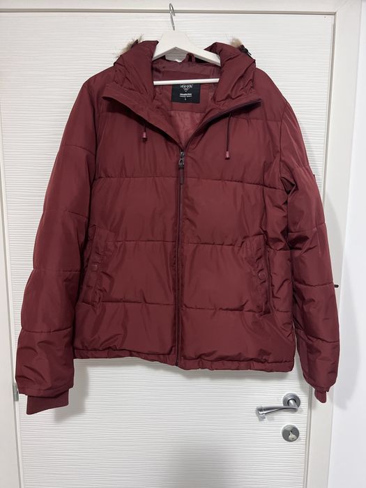 Geaca de iarna de barbati burgundy