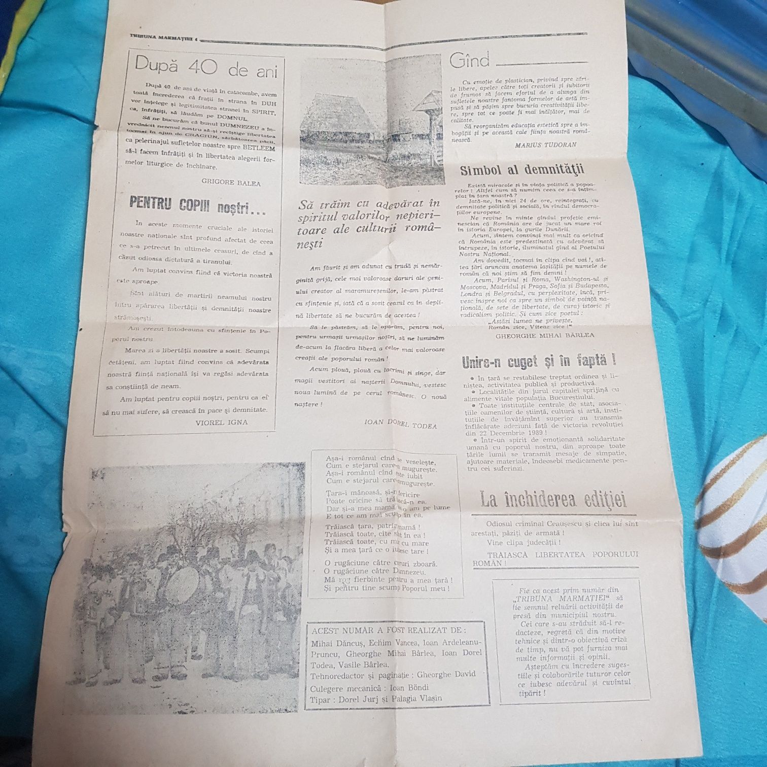 Vand ziar 1989.Tribuna Marmației.