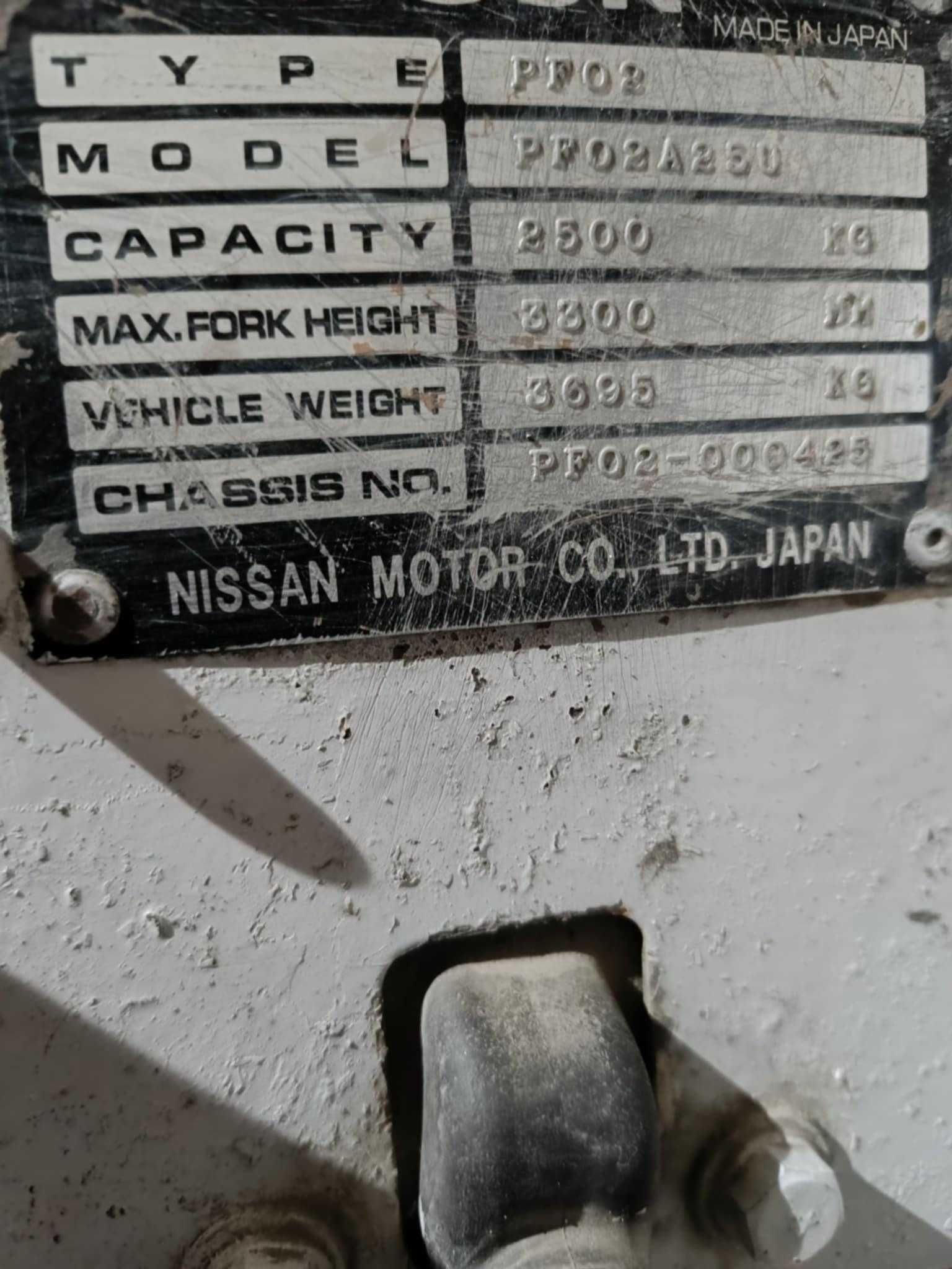 Мотокар ,Газокар Nissan/Datsun 2500 kg.