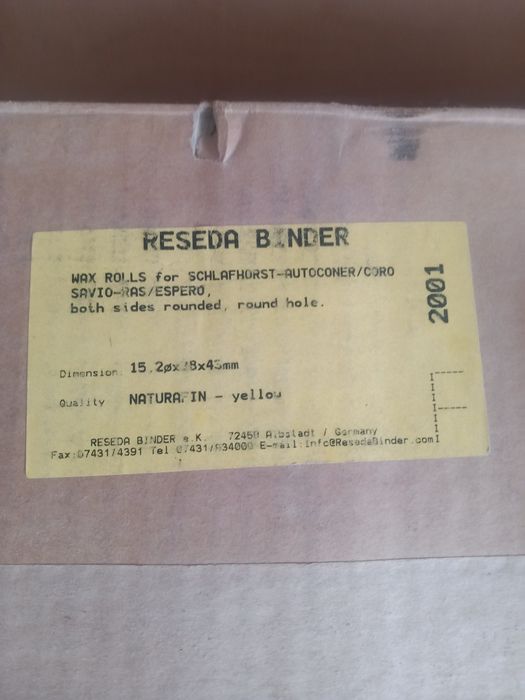 Продавам немски парафин Reseda Binder