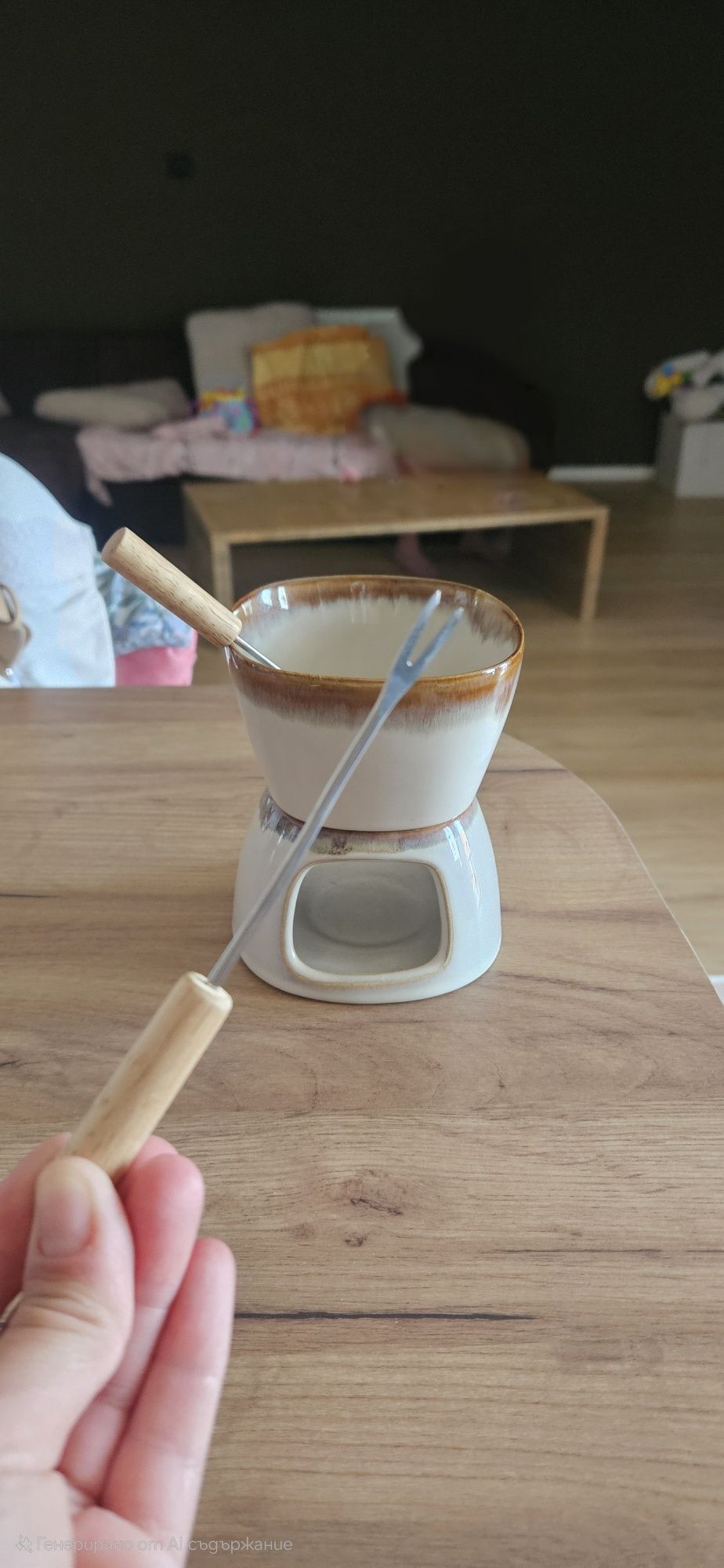 Мини фондю за шоколад