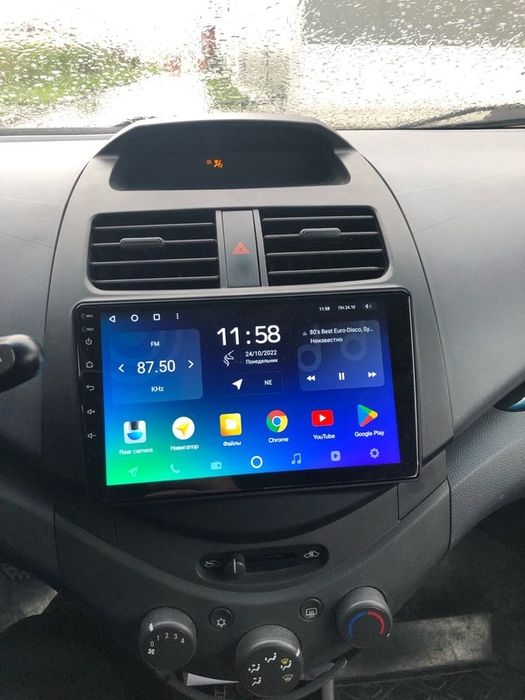 Магнитола для Chevrolet Spark Matiz новая андроид с рамкой WiFi 4/64г