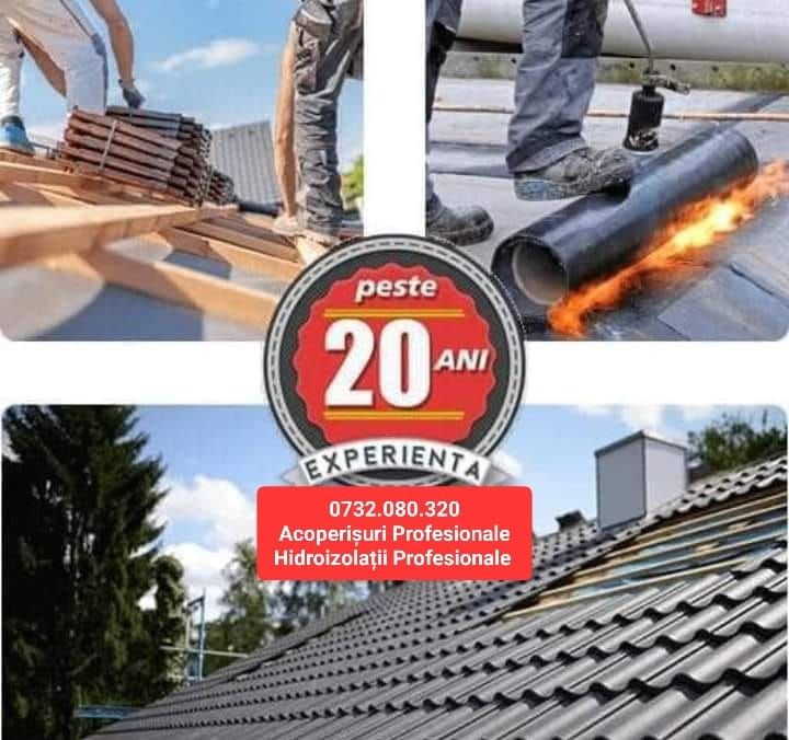 Reparații Acoperișuri Mansardări Expert Montaj Tigla Metalica Ceramica