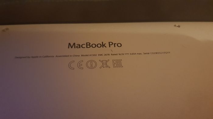 Macbook Pro Retina 2013.