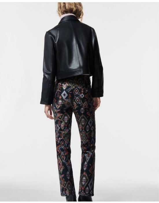 Blugi imprimeu Zara material elastic marime S M L lichidare