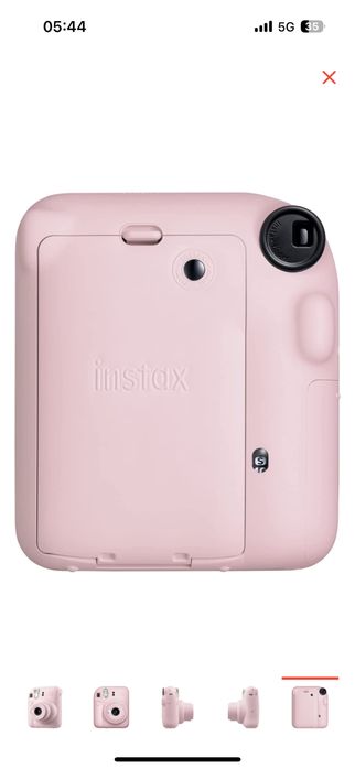 Instax mini 12+ розовый