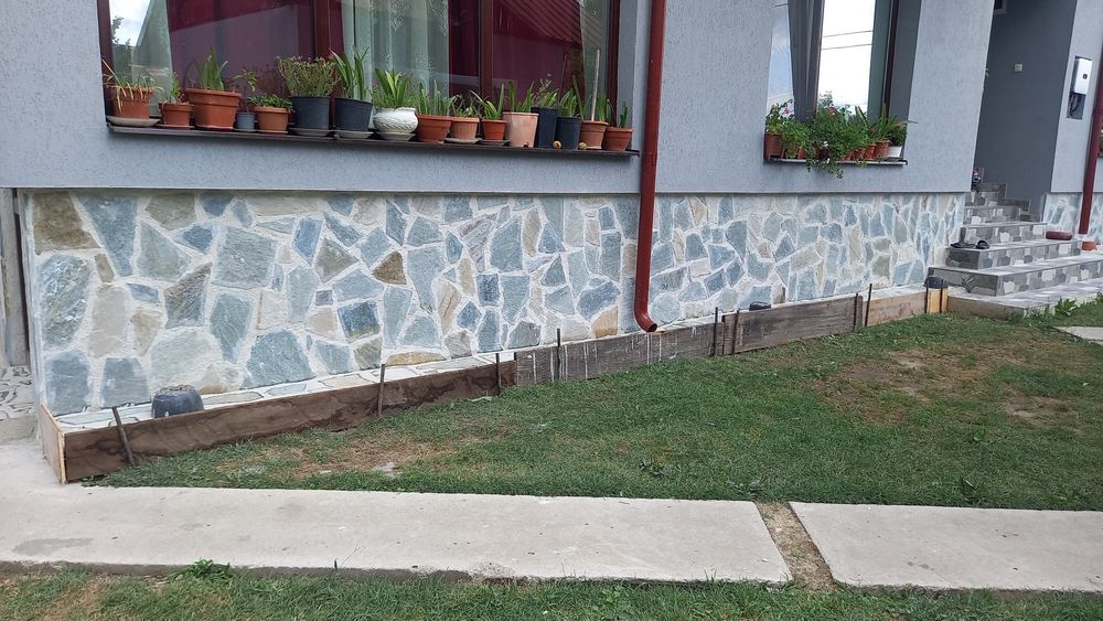 Gazon rulou natural & piatra naturală