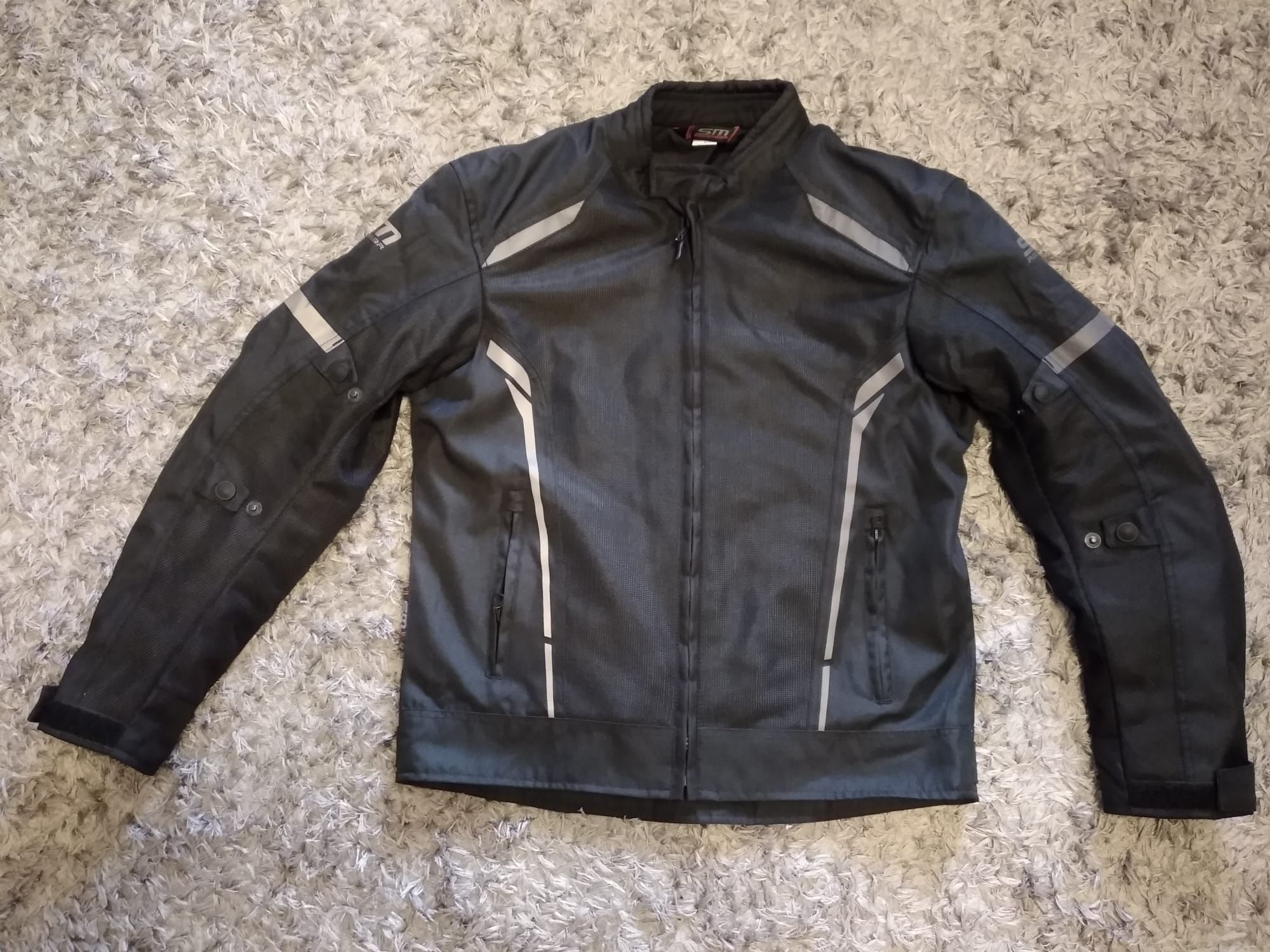 Geaca moto textil SM Meshtech Black mărimea M, L, XL și 2XL - Noua!,