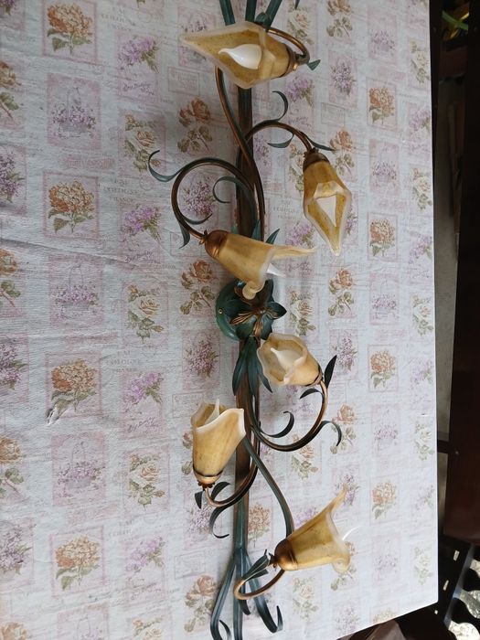 Lustra vintage cu 6 becuri
