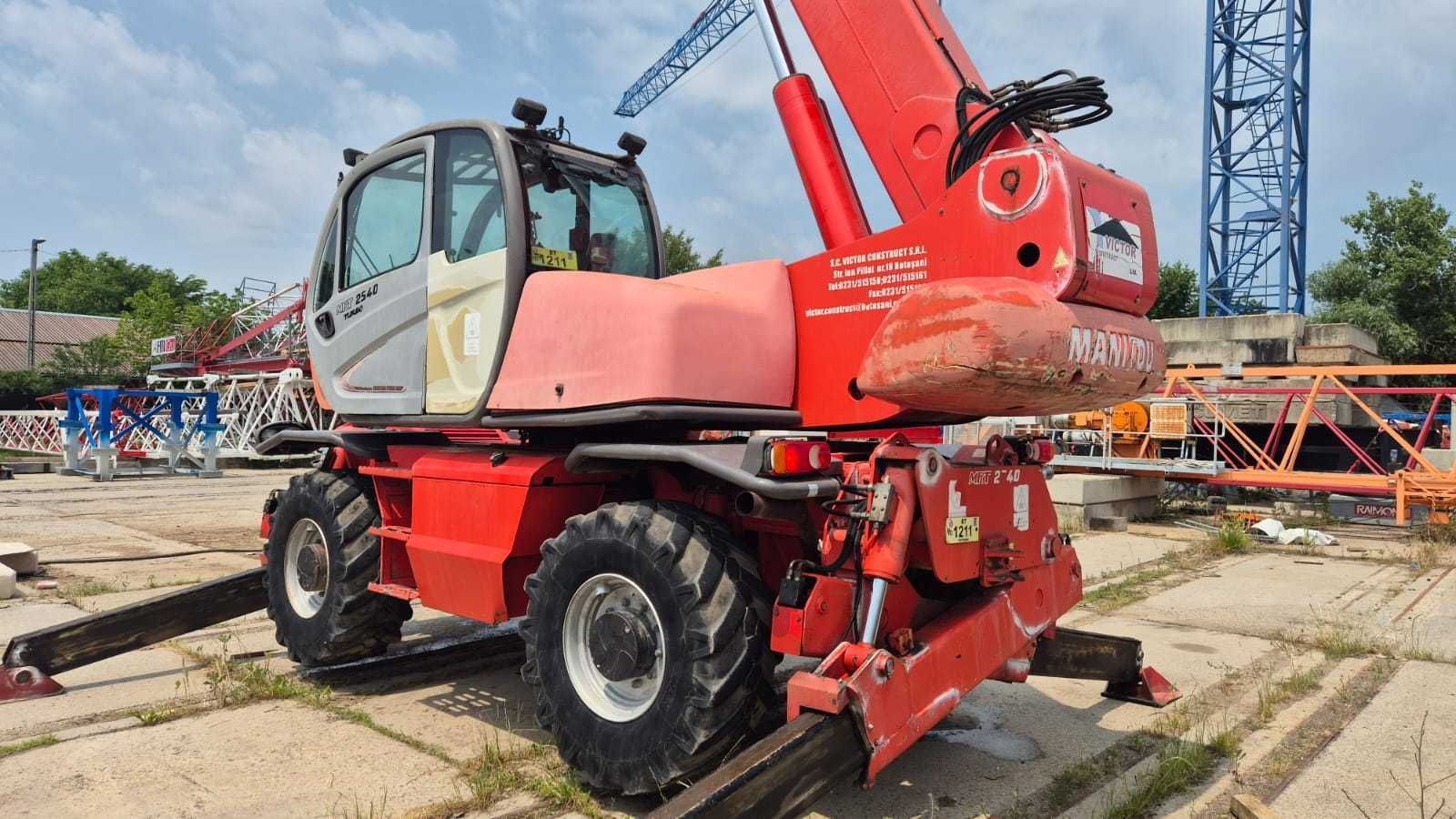 Manitou rotativ MRT2540 incarcator telescopic 25m 4 tone