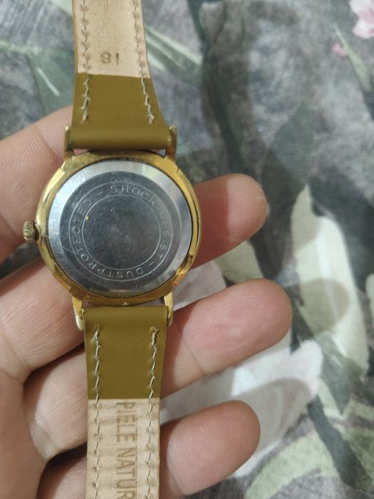 Ceas mecanic Poljot suflat cu aur
