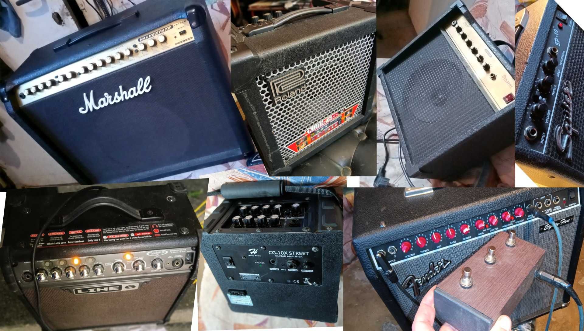 Line6, KORG, DIGITECH, ZOOM, NUX- процесор, може с китара, кубе