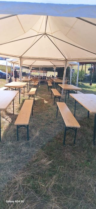 Logistică de închiriat pentru evenimente.Seturi de berarie,corturi etc