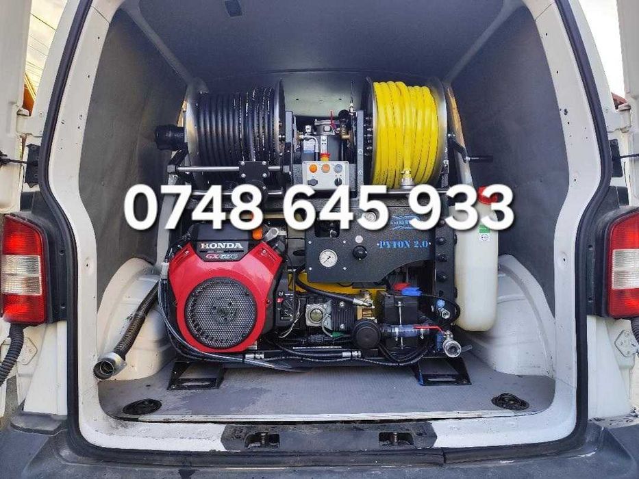 Desfundare si spalare tevi canalizare cu UTILAJ PERFORMANT