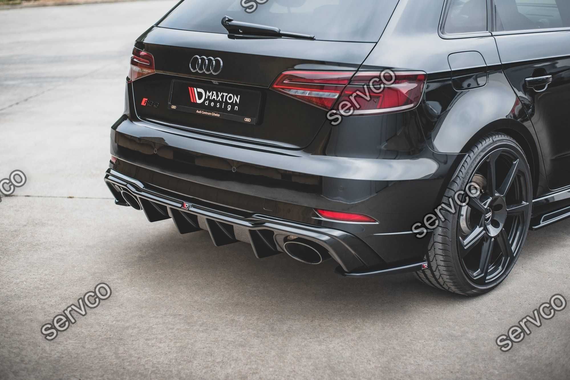 Difuzor bara spate Audi A3 RS3 8V Sportback 2017- v21 - Maxton Design