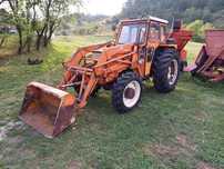 Tractor fiat 640 dtc cu încărcător frontal  și cupă  universal  utb