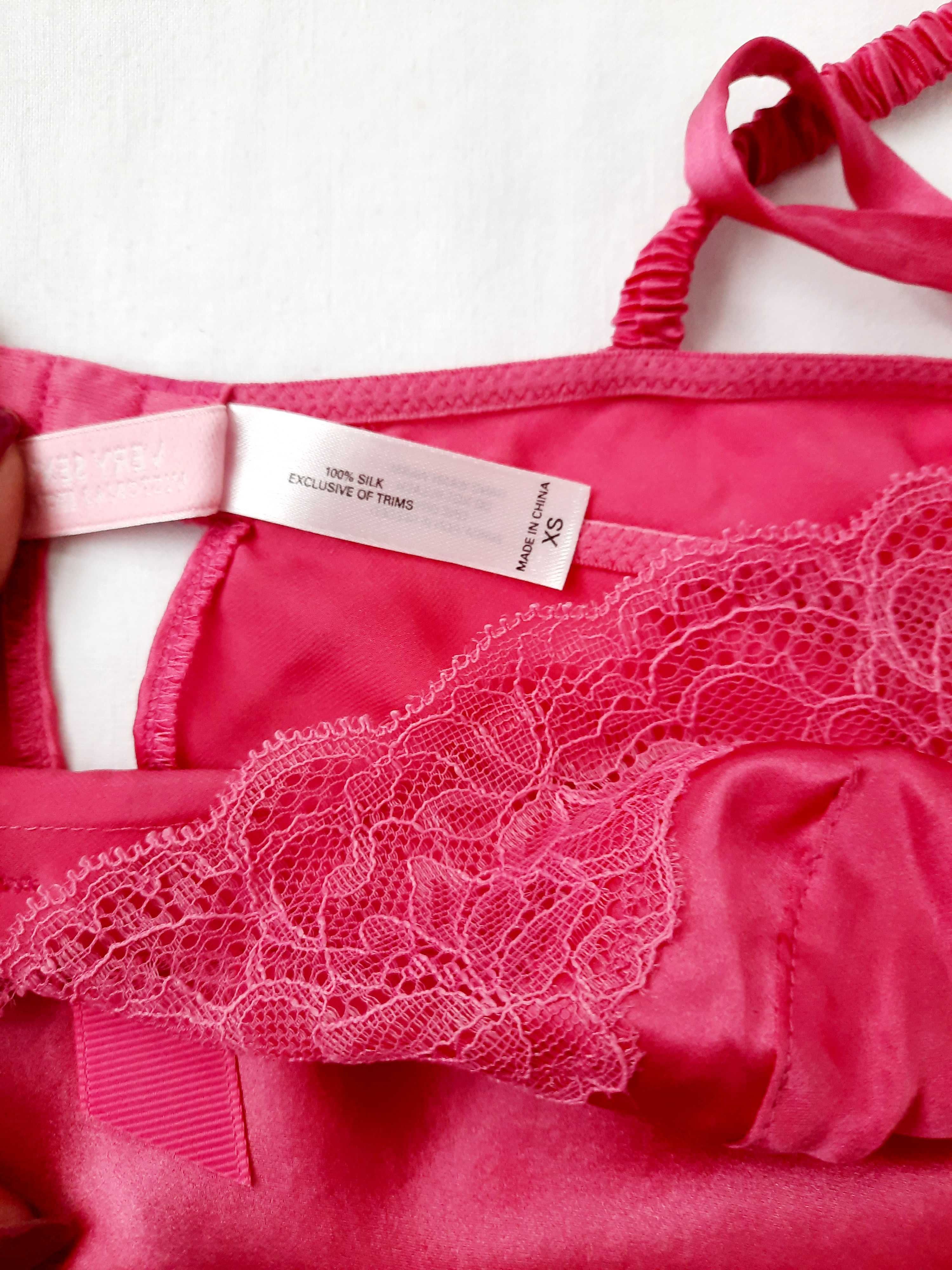 Victoria's Secret  бикини и топ/ потник от 100% коприна