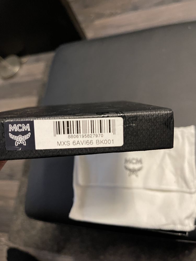 Mcm черен портфейл портмоне cavalli 4us lv bape