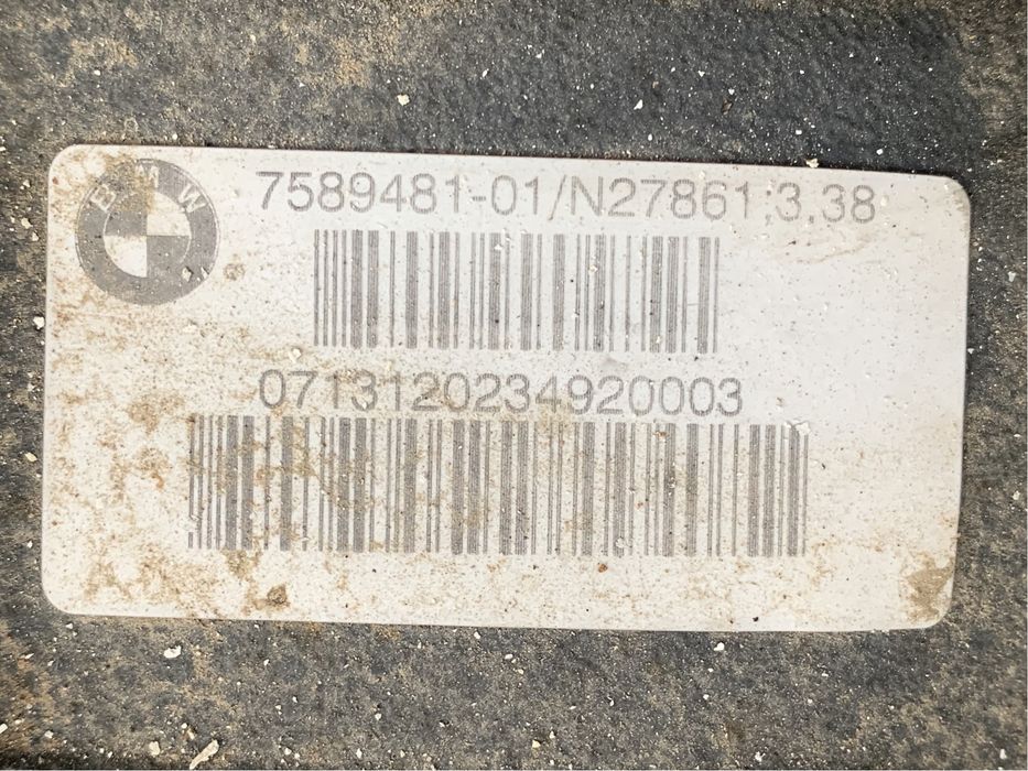 Grup / Diferențial spate BMW Seria 3 4 F30 F31 F32 F34 F36 : 7589481
