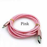 USB C - USB кабел, розов, 3 метра,  нов