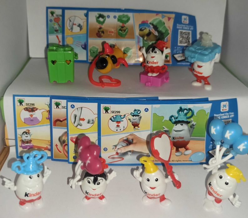 Киндер юблейная серия 50 лет Киндерино и Киндерина