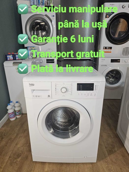 Mașini de spălat second-hand | Garanție inclusă + Plata la livrare
