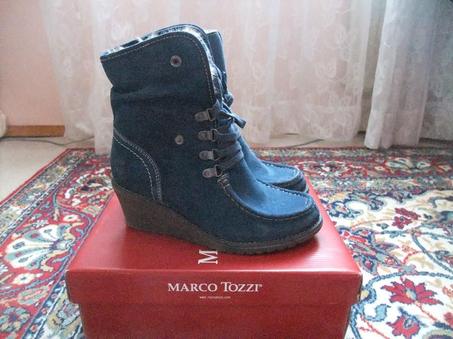 Пухкави боти Marco Tozzi №39 ест. кожа
