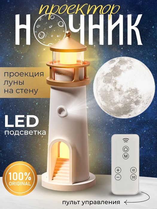 ночник проектор Луна Asylshop