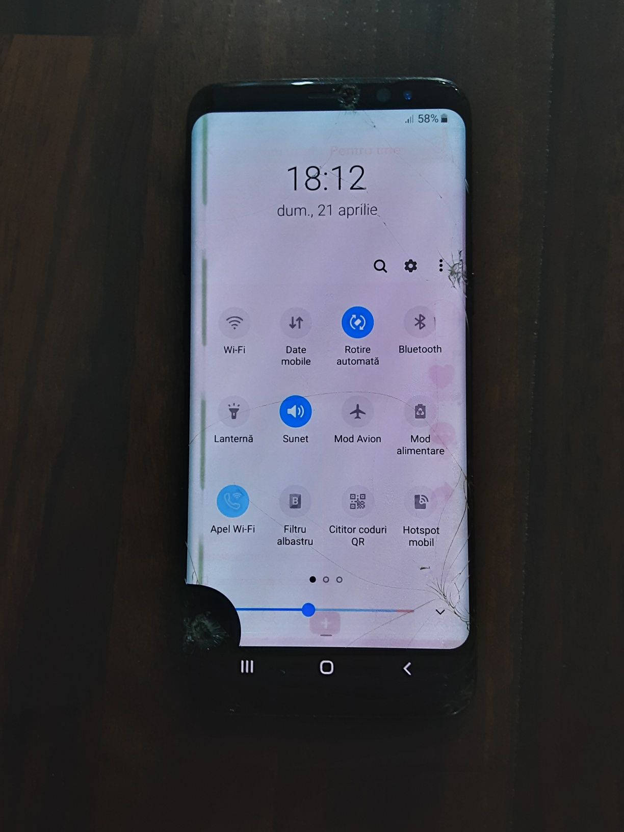 Samsung S8 funcțional