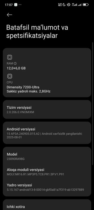 Redmi note13pro plus 5g
