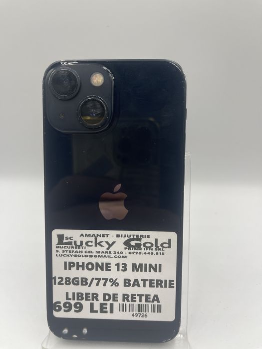 Iphone 13 Mini 128Gb/77% Baterie GARANTIE/FACTURA #49726